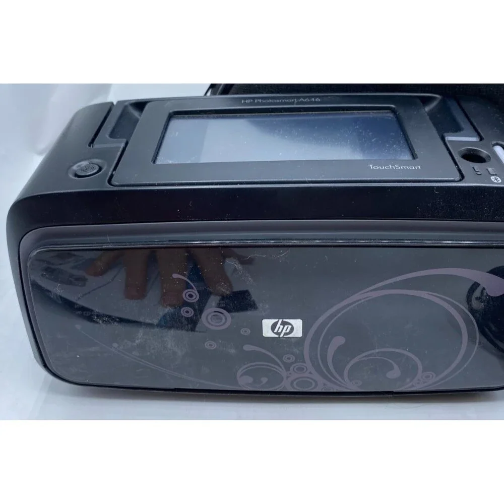 HP Photosmart TouchSmart A646 Printer With Case Untested